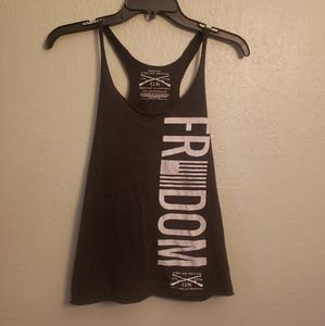 Grunt style freedom racerback tank top